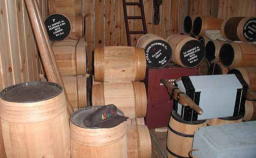 Fort Mc Henry barrels of powder