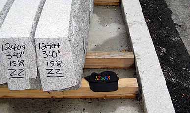 granite street curbs