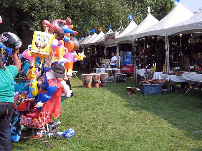 Jazz Fest out at the park
