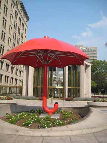 red umbrella