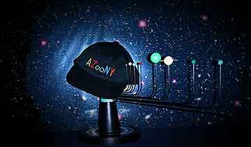Planets revolve around a hat