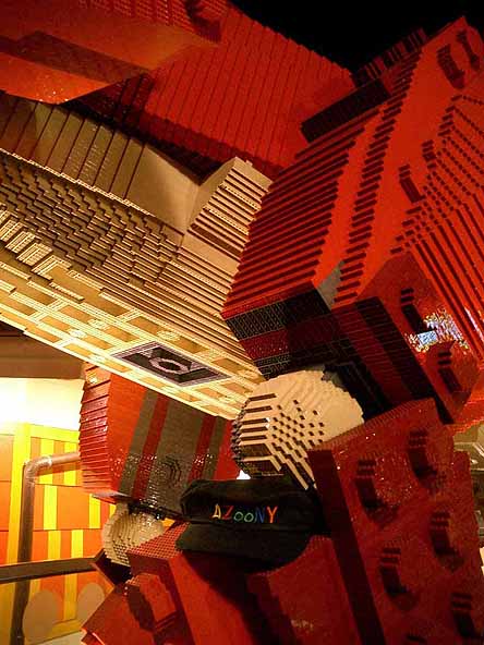 structure build using lego