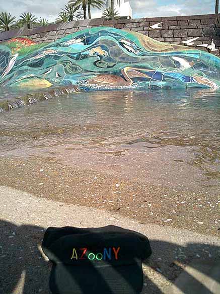 Long Beach Aquarium Fountain