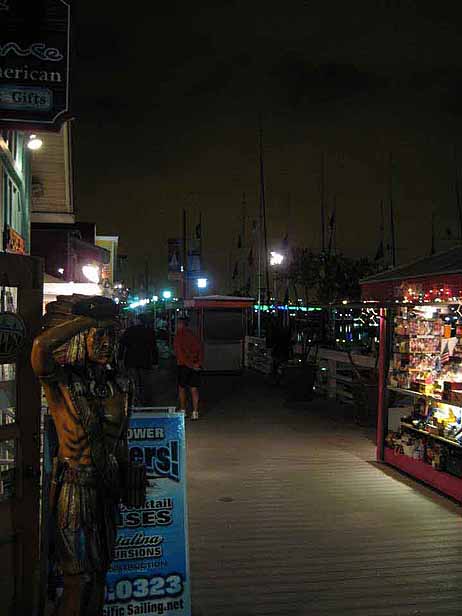Shorline Boardwalk at Night