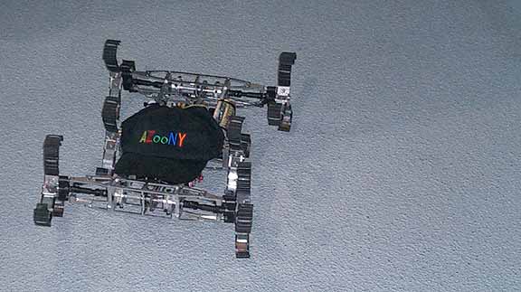 Robot Machine with Flipper Feet