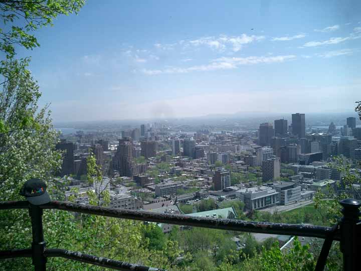 Mount Royal view of Montreal