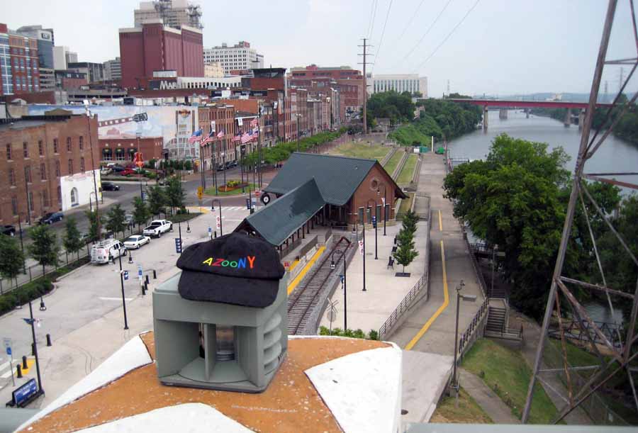 Downtown Nashville from Bridge