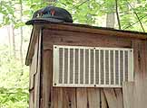 ventilation of the outhouse