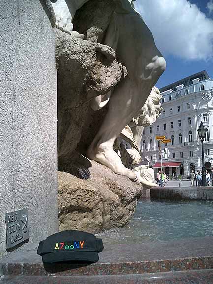 Michaelplatz Fountain at the Square